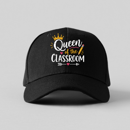 Queen of the Classroom Teacher PNG (2 Colors)