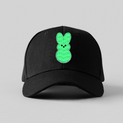 Green Glitter Bunny Peep Easter Clipart Sublimation PNG