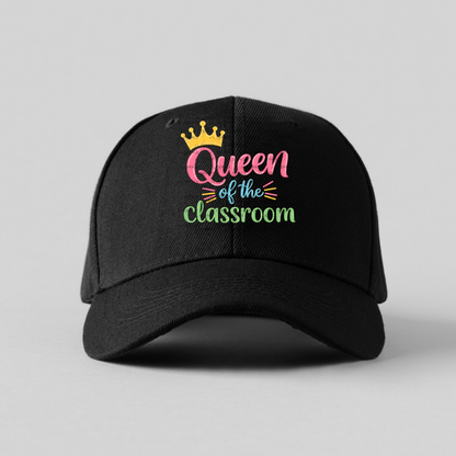 Queen of the Classroom Teacher Colorful PNG
