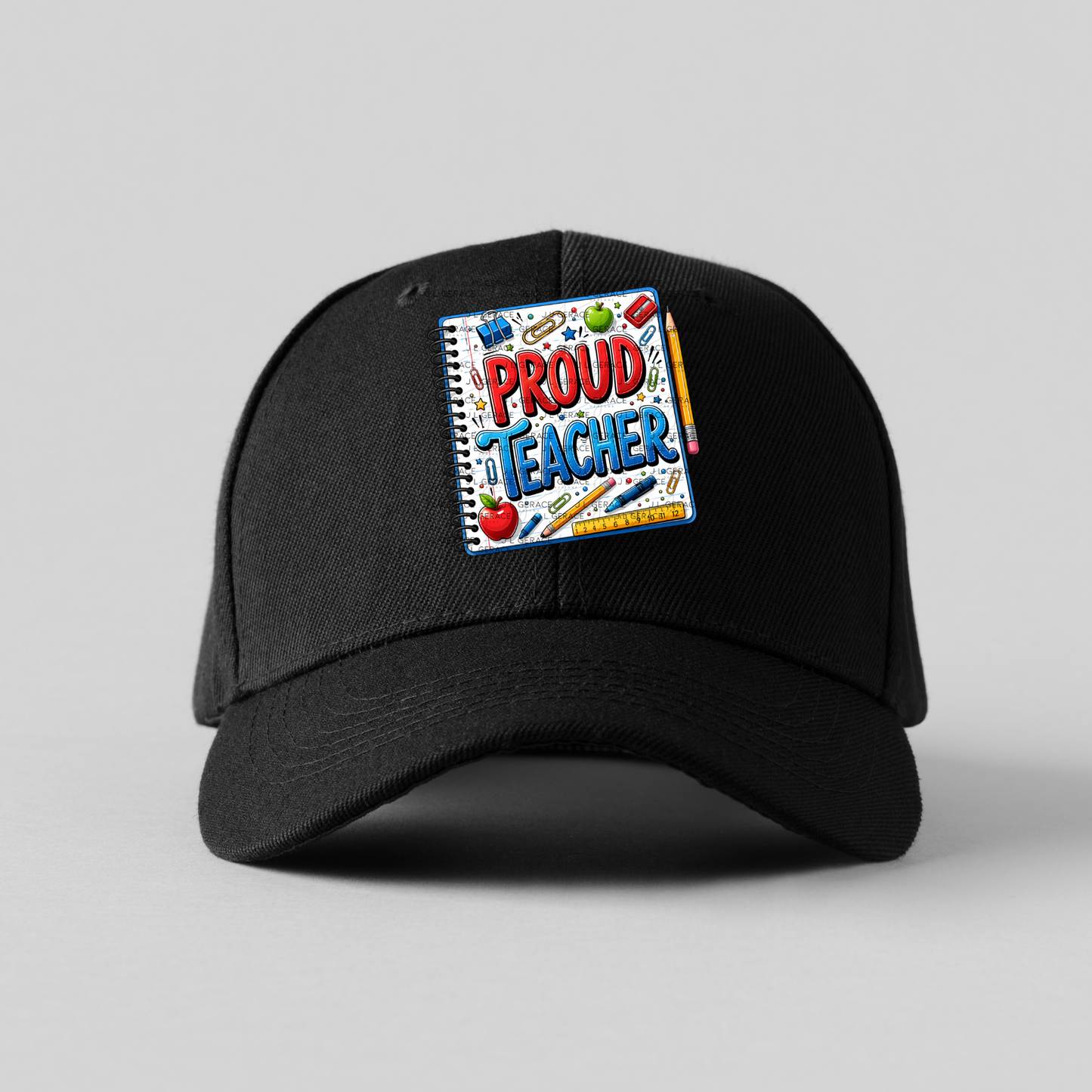 Bold Proud Teacher School Supplies PNG Digital Download