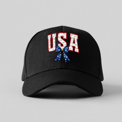 USA Bow Patriotic PNG Design