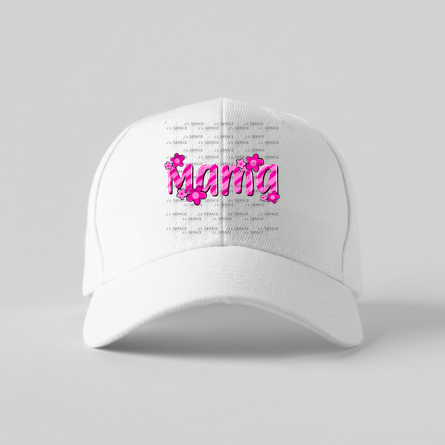 Mama Daisy Floral Pink PNG Design