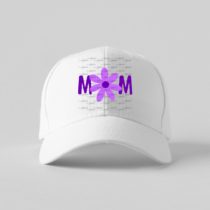 Mom Flower PNG Clipart Sublimation PNG Mothers Day Purple Daisy Design
