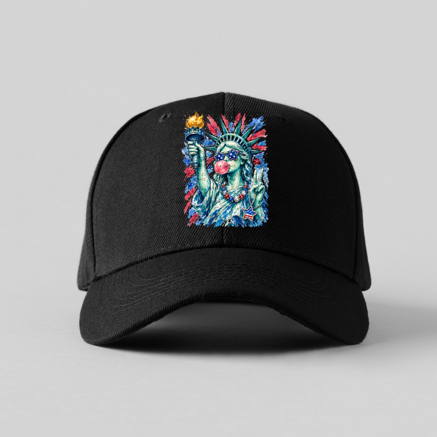 Liberty Statue Bubblegum Patriotic PNG Design
