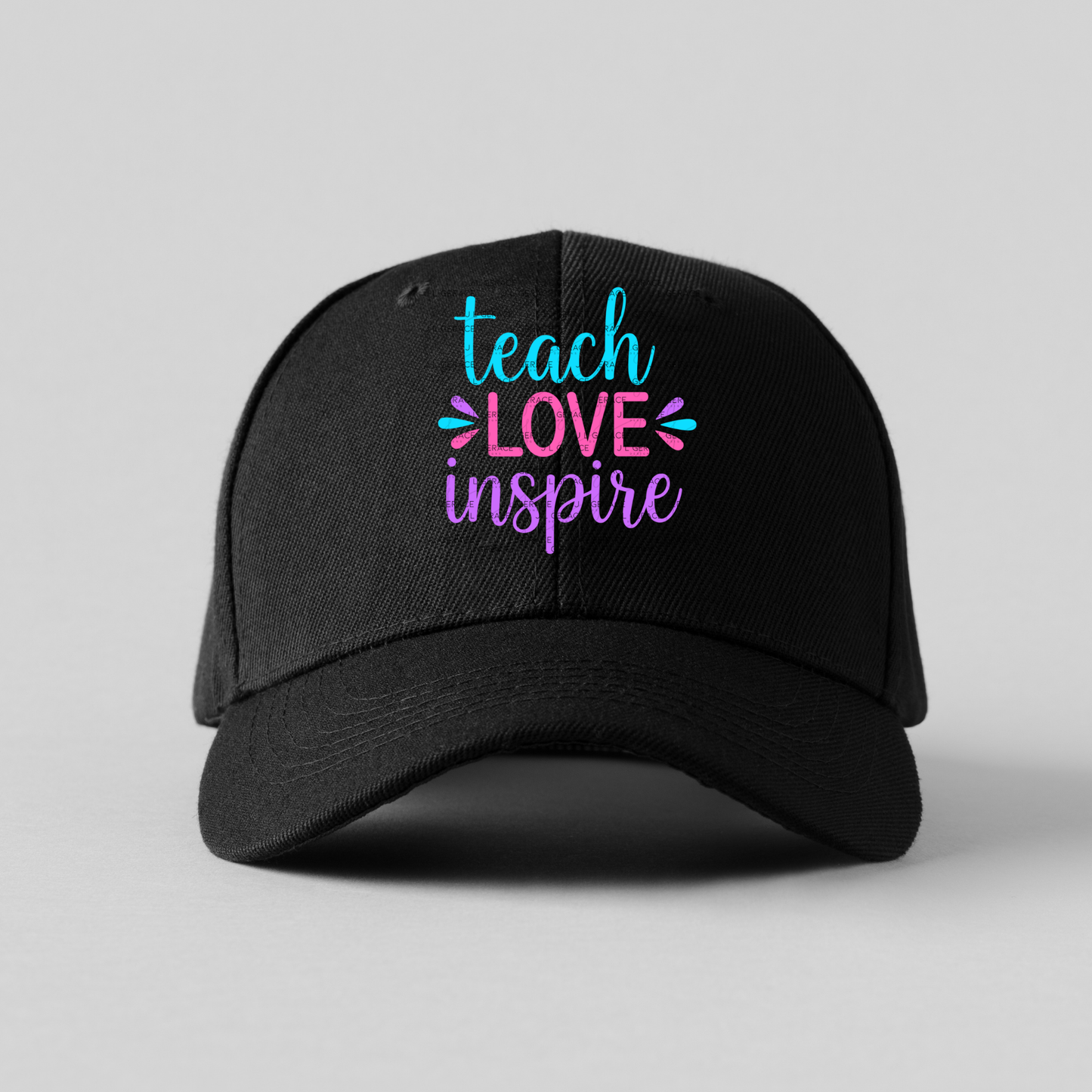 Teach Love Inspire Teacher Color PNG
