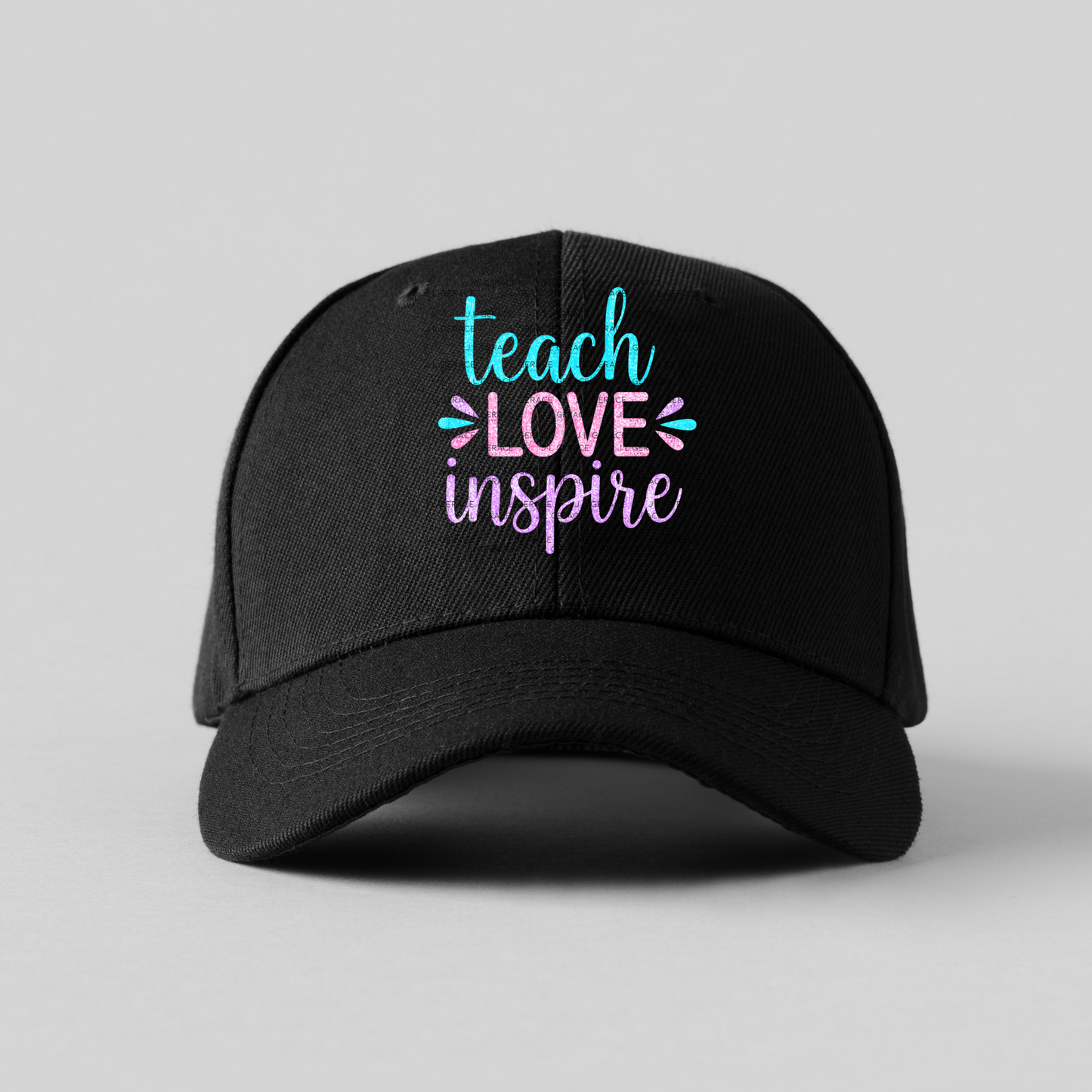 Teach Love Inspire Teacher Color PNG
