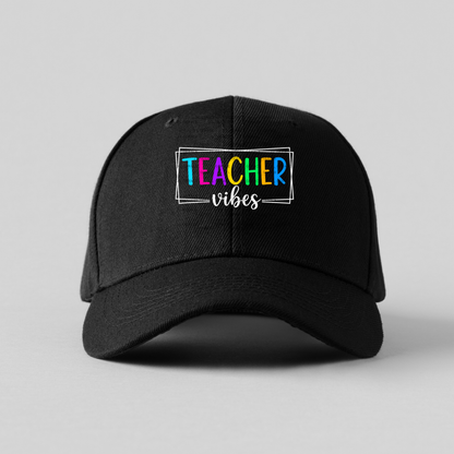 Teacher Vibes - Colorful PNG Digital Download (2 Colors)