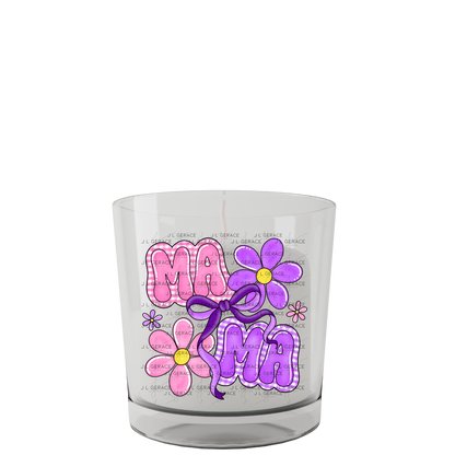 Mama Floral Bow PNG Design