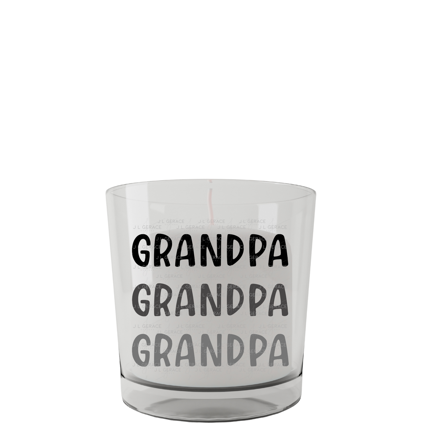 Grandpa PNG – Minimalist Repeat Typography Sublimation Design