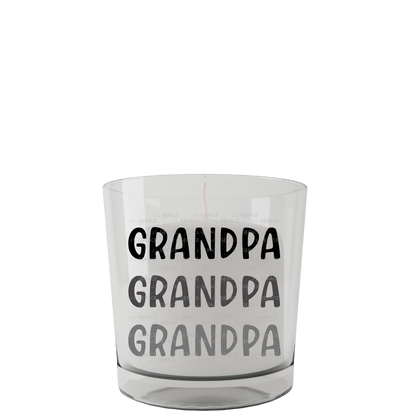 Grandpa PNG – Minimalist Repeat Typography Sublimation Design