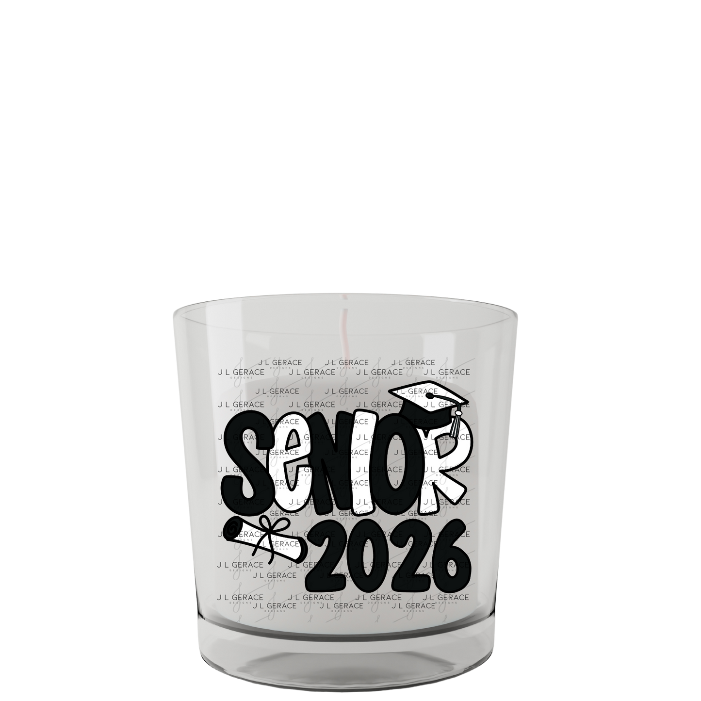 Senior 2026 PNG – Graduation Cap and Diploma Sublimation Design