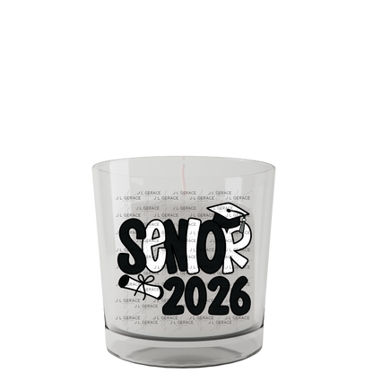 Senior 2026 PNG – Graduation Cap and Diploma Sublimation Design
