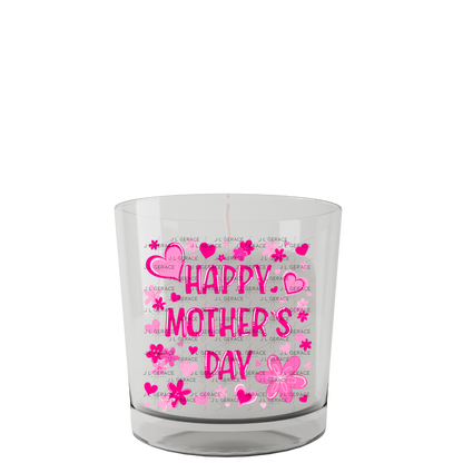 Happy Mothers Day PNG – Pink Hearts Floral Sublimation Design