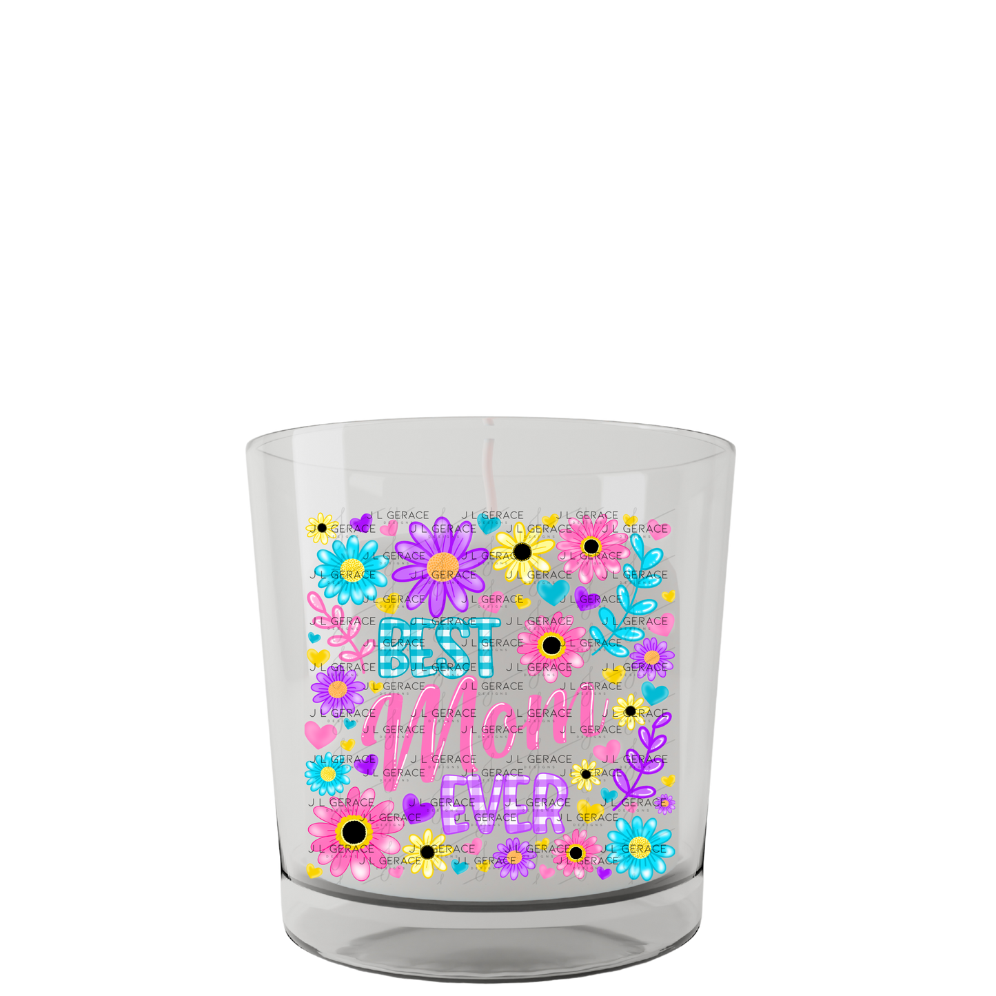 Best Mom Ever Colorful Floral PNG Design