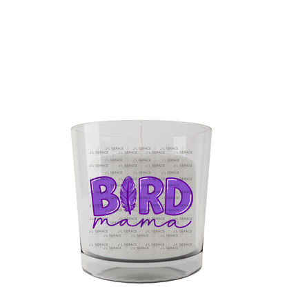 Bird Mama PNG Clipart Sublimation PNG Purple Feather Mom Design Boho Mama Graphic