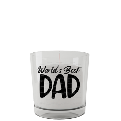 World’s Best Dad PNG – Black Typography Design for Father’s Day