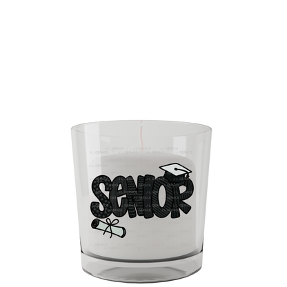 Senior PNG – Pattern Letter Graduation Sublimation Design