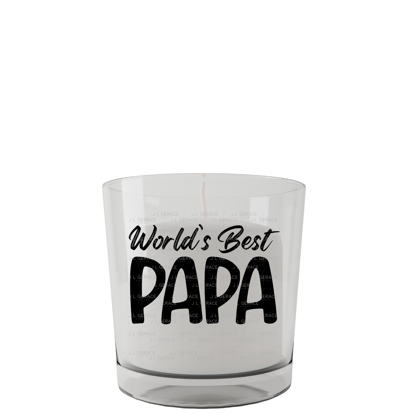 World’s Best Papa PNG – Black Minimalist Typography Design