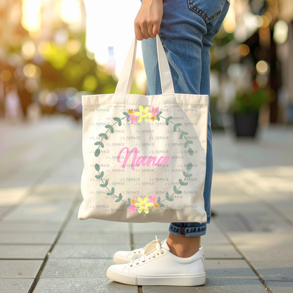 Nana PNG – Floral Wreath Script Sublimation Design
