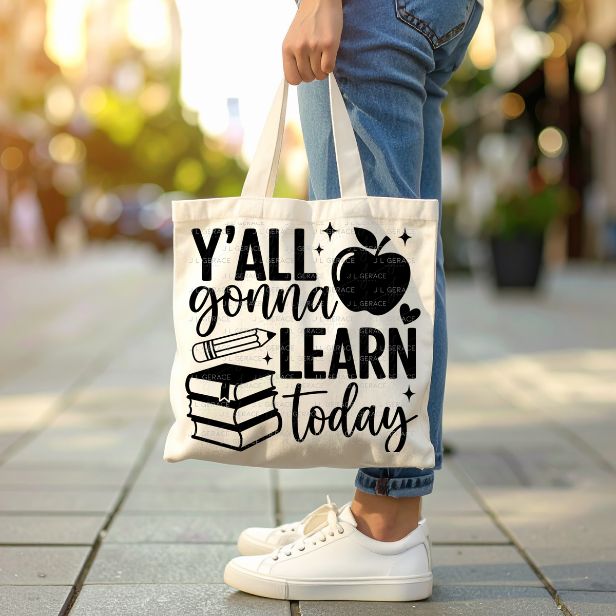 Y'all Gonna Learn Today Teacher PNG (2 Colors)