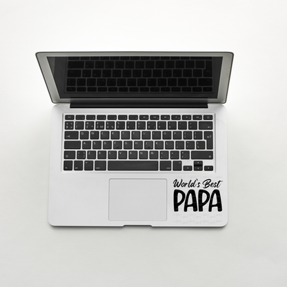 World’s Best Papa PNG – Black Minimalist Typography Design