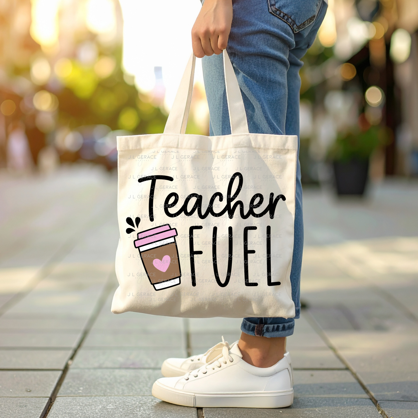 Teacher Fuel Coffee PNG Digital Download