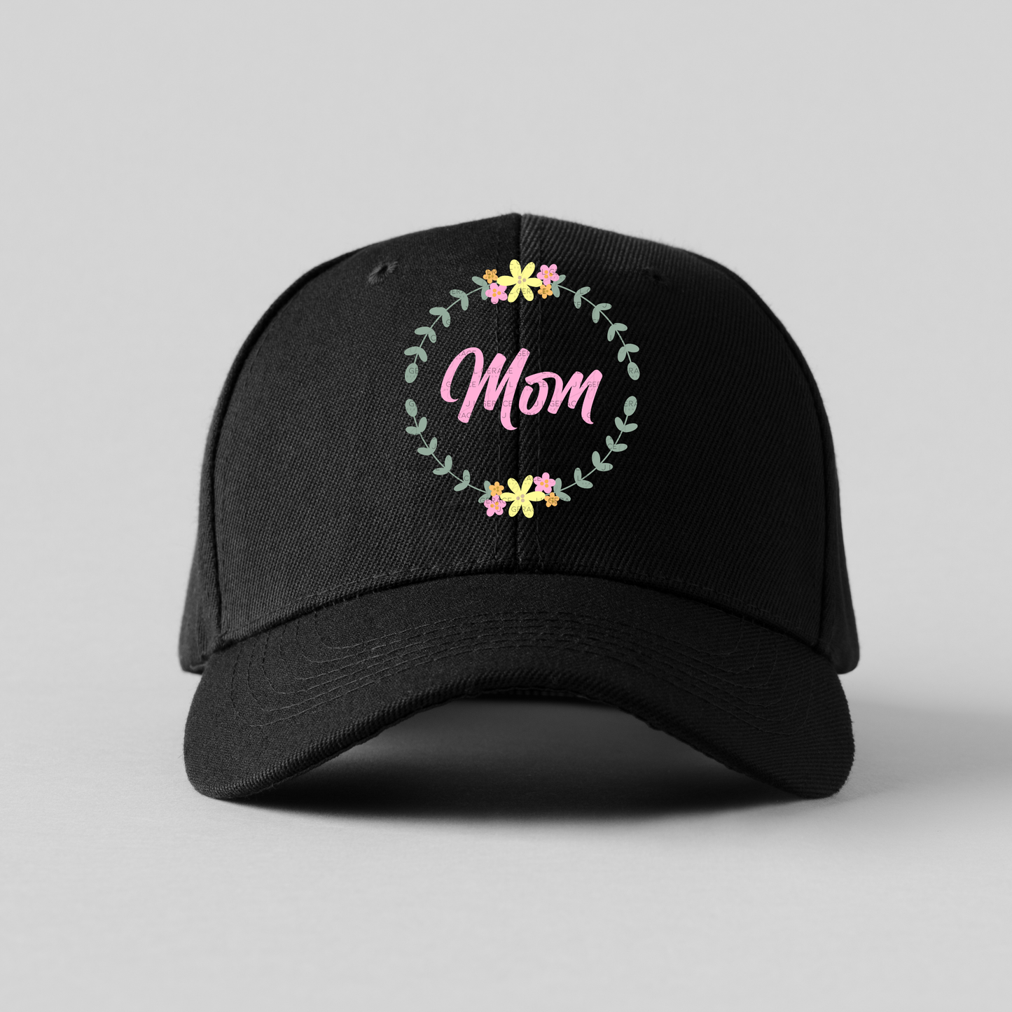 Mom Floral Wreath PNG Design