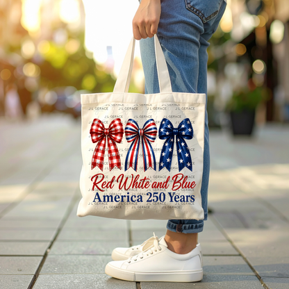 Red White and Blue America 250 Years PNG Design