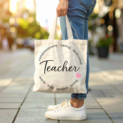 Compassionate Caring Dedicated Teacher PNG Bundle (2 Colors)