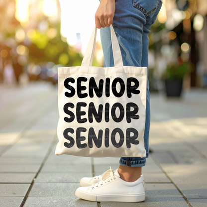 Senior PNG – Bold Black Graduation Lettering Design