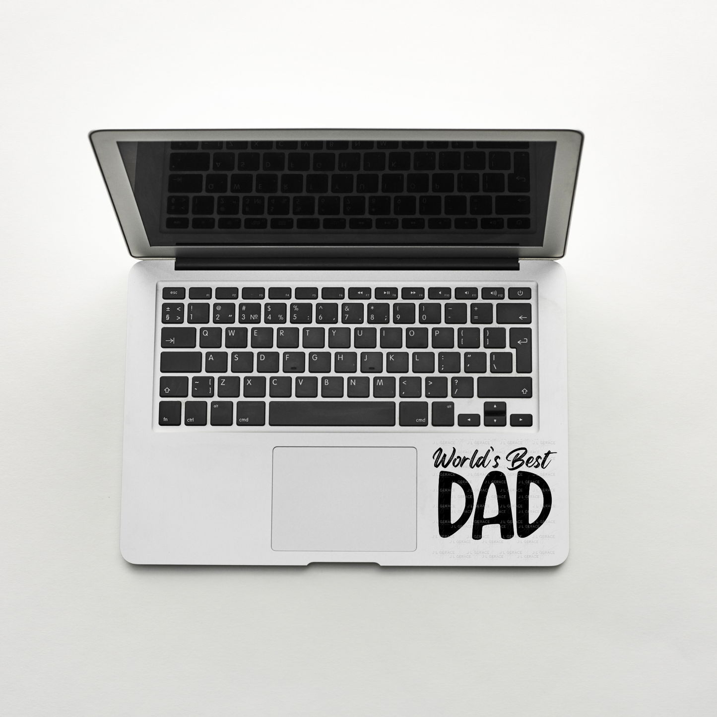 World’s Best Dad PNG – Black Typography Design for Father’s Day