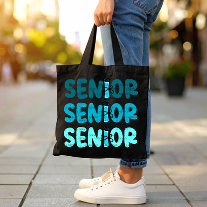 Senior PNG – Teal Diploma Graduation Lettering Design