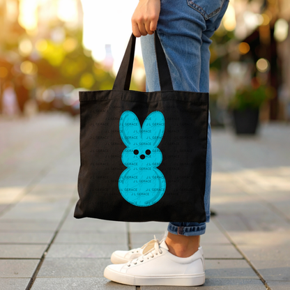 Blue Bunny Peep Easter Clipart Sublimation PNG