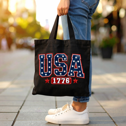 USA 1776 Glossy Patriotic PNG Design