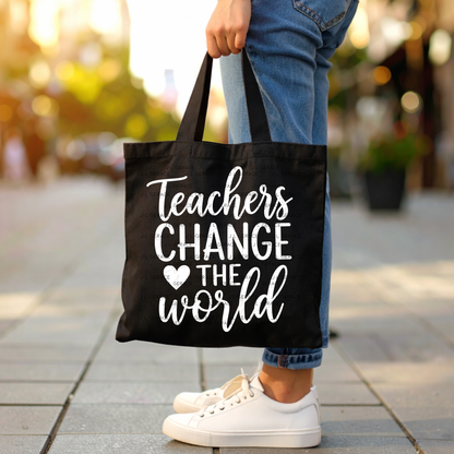 Teachers Change The World PNG Digital Download (2 Colors)
