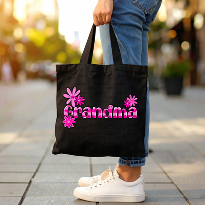 Grandma PNG – Pink Floral Name Sublimation Design
