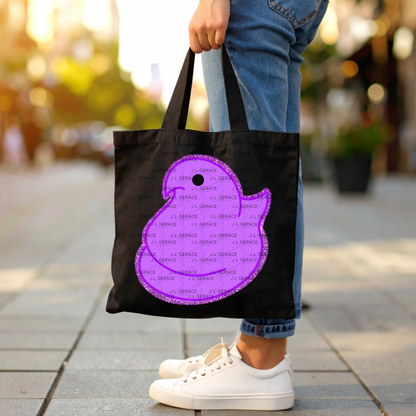 Purple Glitter Easter Peep Chick Clipart Sublimation PNG