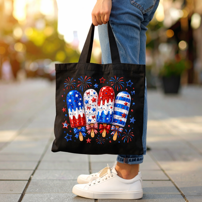 Patriotic Popsicles Fireworks PNG Design