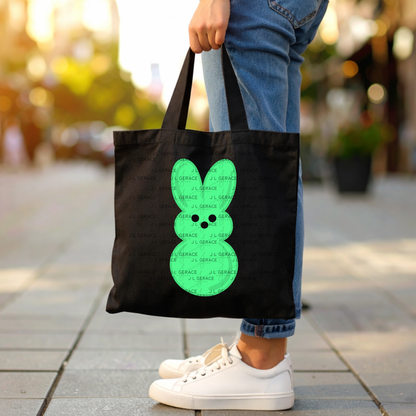 Green Bunny Peep Easter Clipart Sublimation PNG