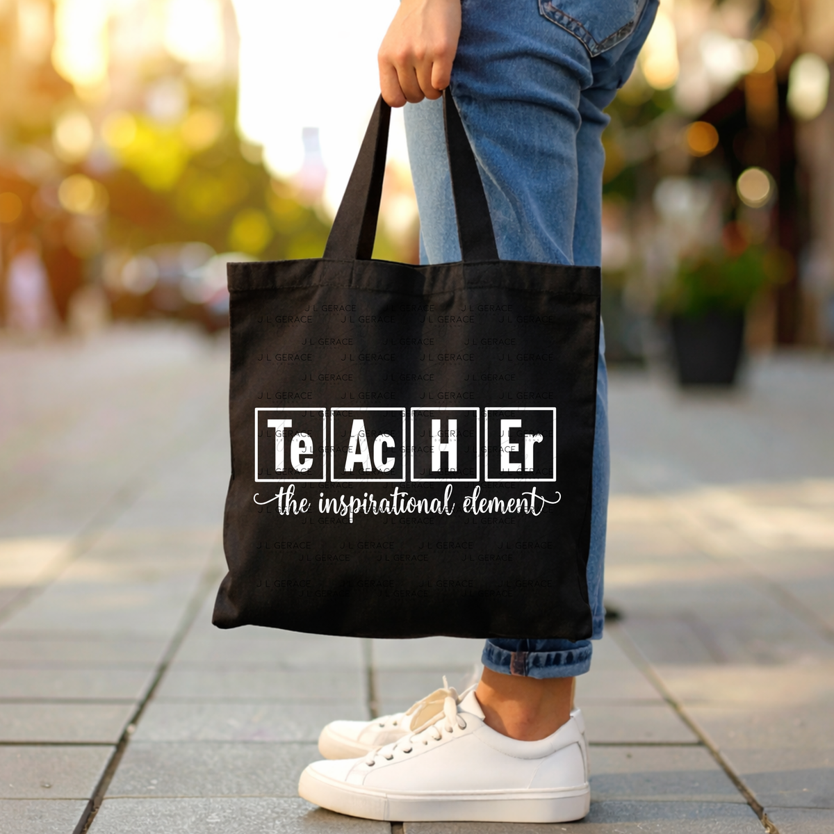 Teacher The Inspirational Element PNG (2 Colors)