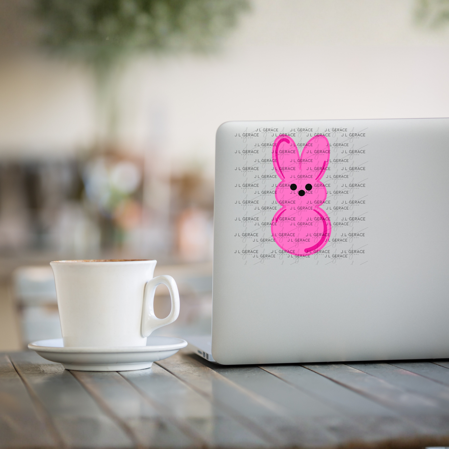 Pink Bunny Peep Easter Candy Clipart Sublimation PNG
