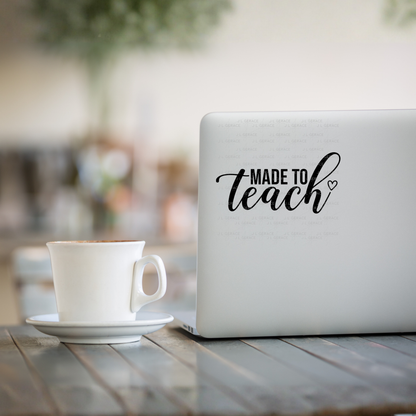 Made To Teach Teacher PNG Bundle Digital Download (2 Colors)