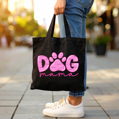Dog Mama PNG – Pink Paw Print Mothers Day Sublimation Design