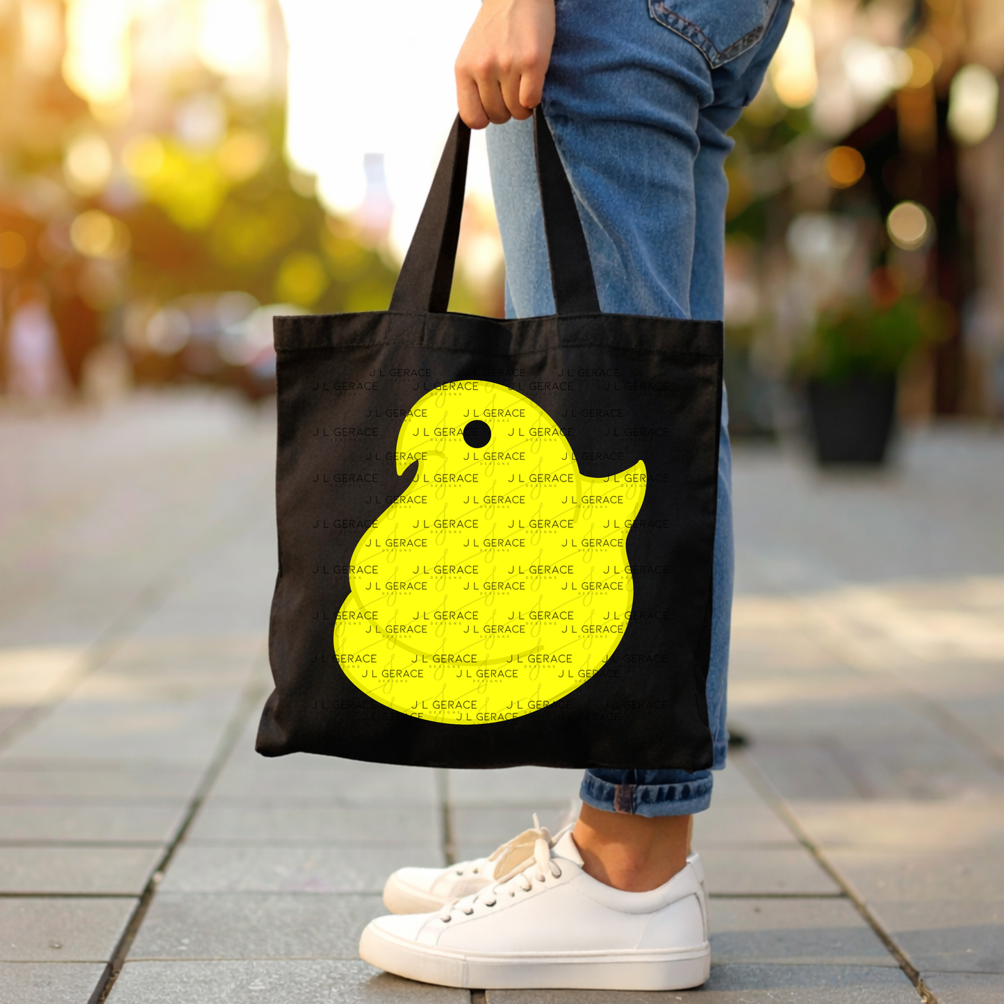 Yellow Easter Peep Chick Clipart Sublimation PNG