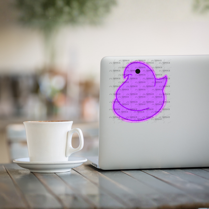 Purple Glitter Easter Peep Chick Clipart Sublimation PNG