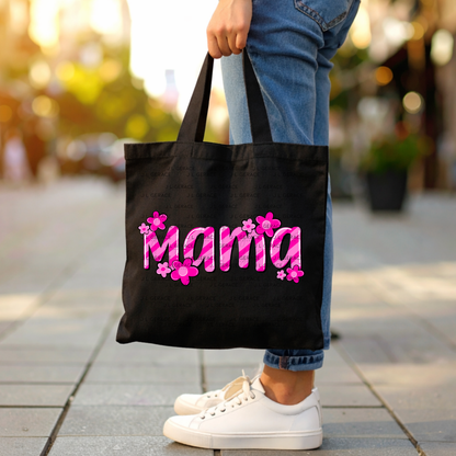 Mama Daisy Floral Pink PNG Design