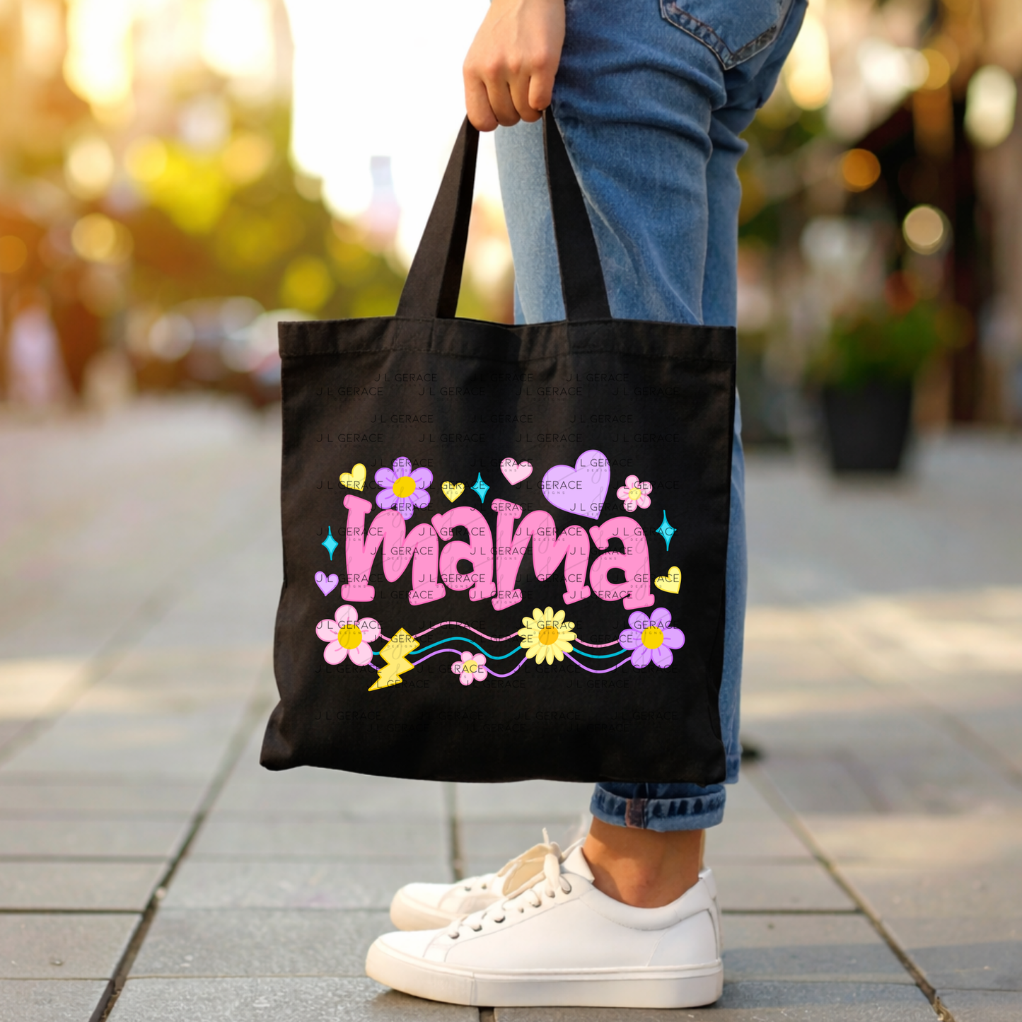 Mama Floral Retro PNG – Mothers Day Sublimation Design