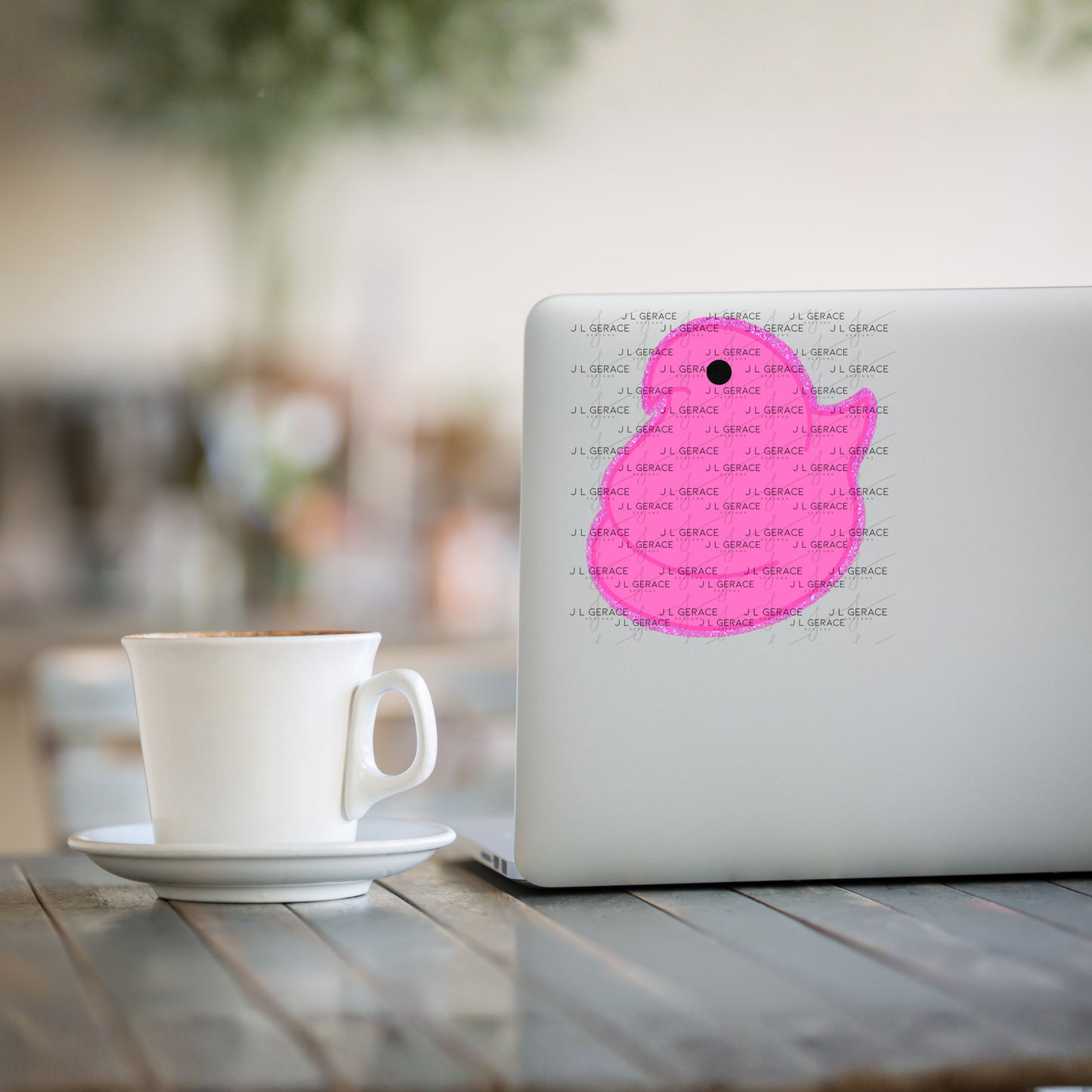 Pink Glitter Easter Peep Chick Clipart Sublimation PNG
