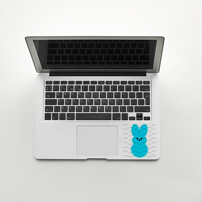 Blue Glitter Bunny Peep Easter Clipart Sublimation PNG