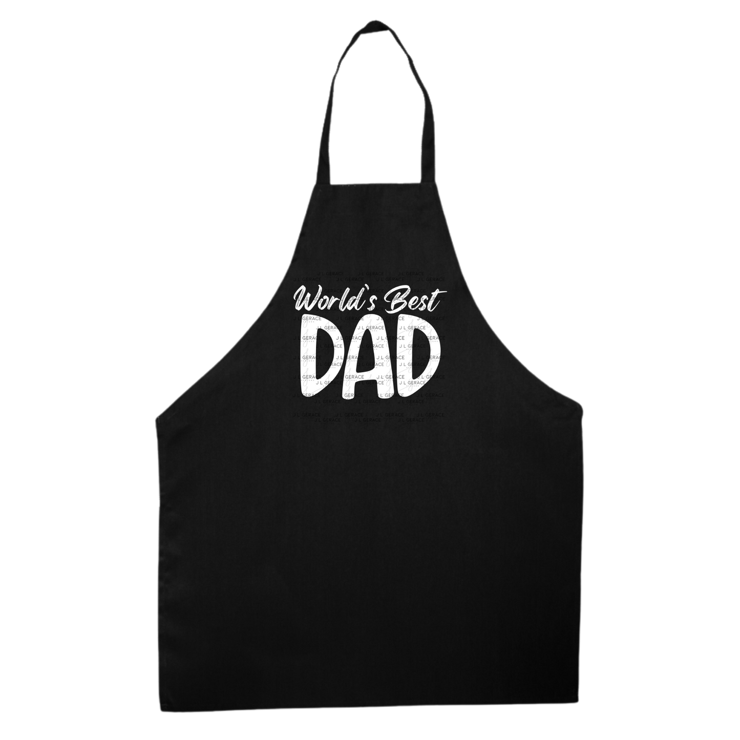 World’s Best Dad PNG – White Minimalist Typography Design for Father’s Day